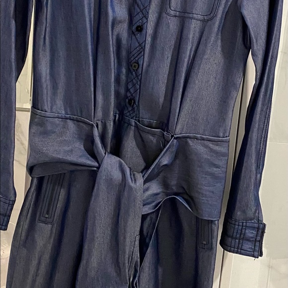 Z Spoke by Zac Posen Tie Waist Shirt Dress 4 NWOT - Picture 5 of 7